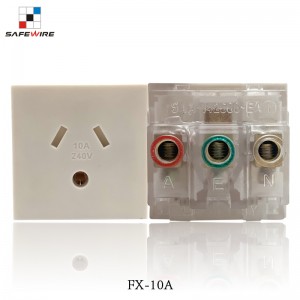 Safewire F3C 10A Round Hole Australia Socket Outlet / Electrical Socket / Power Management