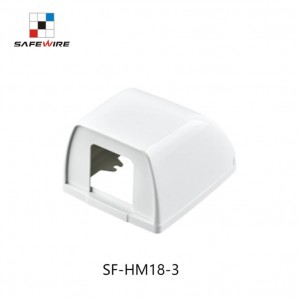 Safewire SF-HM18-3 IP55 waterproof box PP+sillicone seal brown