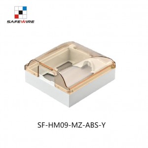 Safewire SF-HM09-MZ-ABS-Y IP55 waterproof box PP+sillicone seal brown