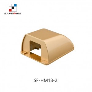 Safewire SF-HM18-2 IP55 waterproof box PP+sillicone seal brown