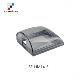 Safewire SF-HM14-5 IP55 waterproof box PP+sillicone seal brown