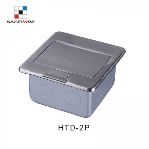 Safewire HTD-2/2P SUS box Junction Box Stainless floor box EV charging station