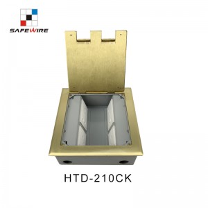 Safewire HTD-210CK/CKP Concrete floor boxes Cavity floor boxes underfloor bottom boxes EV charging station