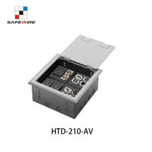 Safewire HTD-210-AV Stainless floor box Power box Floor Jack EV charging station