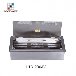 Safewire HTD-230AV Stainless floor box Junction Box concrete floor boxes EV charging station