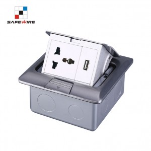 Safewire HTD-18/18L Floor socket outlet Junction Box carpet box EV charging station