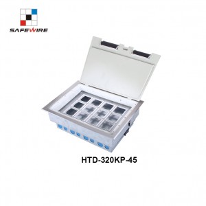 Safewire HTD-320KP-45 Raised screed concrete carpet floor boxes floor socket hatches floor box