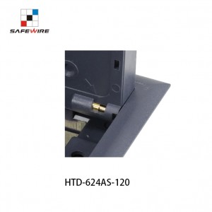 Safewire HTD-624AS-120 TUV CE certificated access floor boxes cavity floor boxes EV charging station