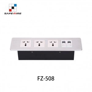 Safewire FZ-508 Aluminium alloy Counter top outlet Stainless socket