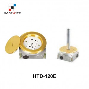 Safewire HTD-120E Stainless floor box Junction Box floor socket outlet EV charging station