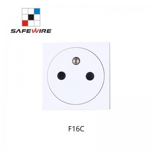 Safewire F16C 45*45mm PC Module POP UP French Socket Outlet / POP UP French Electrical Outlet