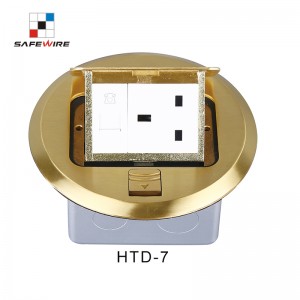 Safewire HTD-7/7L TUV CE certificated access floor boxes Junction Box cavity floor boxes EV charging station