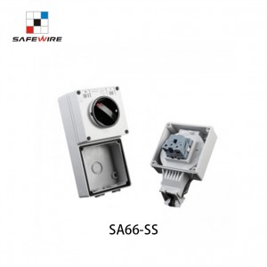 Safwire SA66-SS IEC60884 Standard IP66 Outdoor Waterproof Socket Wall Switch Socket Enclosure Box