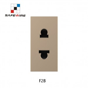 Safewire F2B 15000 Pull out Plug Number 2 Pin Socket 10A PC Plastic