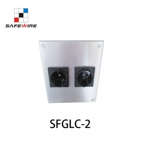 Safewire SFGLC-2 Stainless kitchen Wire power distribution Units modular socket