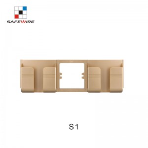 Safewire S1 IP55 waterproof box PP+sillicone seal brown