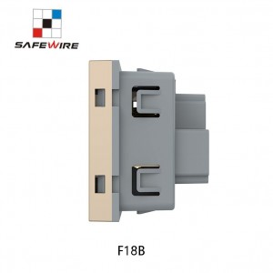 Safewire F18B 45*45mm Euro American Adaptor Euro American Jack