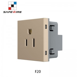 Safewire F20 Electrical outlet Socket Modules