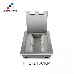 Safewire HTD-210CK/CKP Concrete floor boxes Cavity floor boxes underfloor bottom boxes EV charging station