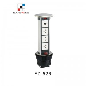 Safewire FZ-526-8 Vertical socket kitchen socket counter table socket