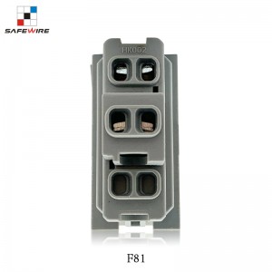 Safewire F81 22.5*45mm 1 Gang 2 Way Switch Socket / Electrical Wall Socket