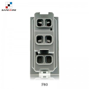 Safewire F80 22.5*45mm 1 Gang 1 Way Switch Socket / Electrical Wall Socket