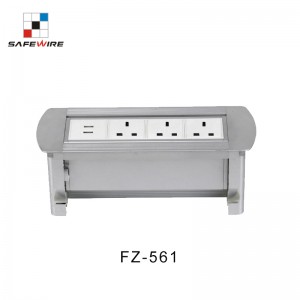 Safewire FZ-561 Manual Flip Rotated Hidden Flush-Mounting Extension Socket/Meeting Room