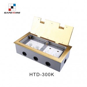 Safewire HTD-300K/KP Brass Outlet Cover Junction Box SUS box EV charging station