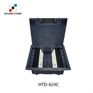 Safewire HTD-624C TUV CE certificated access floor boxes cavity floor boxes EV charging station