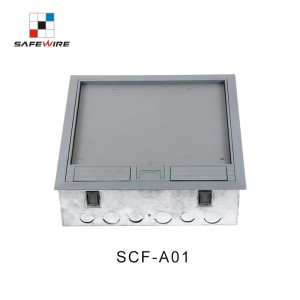 Safewire SCF-A01 TUV CE certificated access floor boxes cavity floor boxes EV charging station