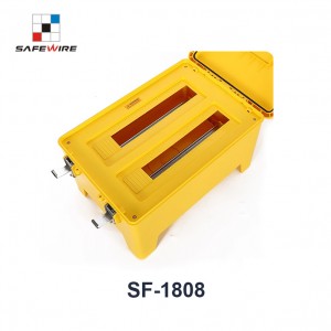 Safewire SF-1808 waterproof 24 ways IP65 distribution box portable box for CEE plug and socket