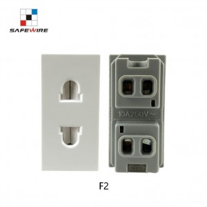 Safewire F2 2 Pin socket 220V American Euro socket