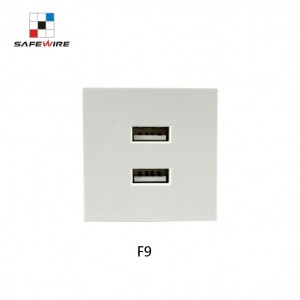 Safewire F9 2.1A Dual port USB Charger