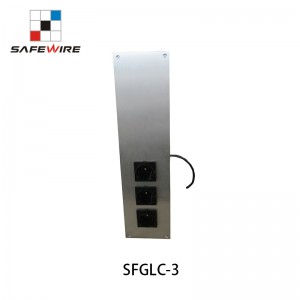 Safewire SFGLC-3 Stainless kitchen Wire power distribution Units 6 ways modular socket