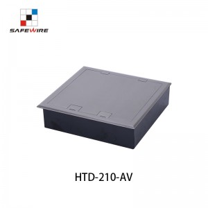 Safewire HTD-210-AV Stainless floor box Power box Floor Jack EV charging station