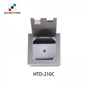 Safewire HTD-210C Stainless floor box Power box cavity floor boxes EV charging station