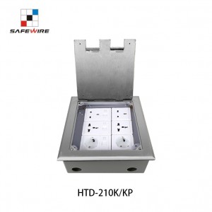 Safewire HTD-210K/KP Cable management Cavity floor boxes floor socket outlet EV charging station