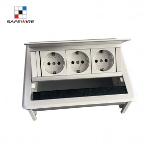 Safewire FZ-ZSG-B Raised screed concrete carpet desktop boxes desktop socket hatches desktop box