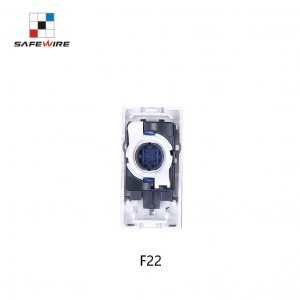 Safewire F22 45*22.5mm RJ45 utp cat5e toolless