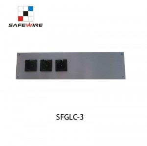 Safewire SFGLC-3 Stainless kitchen Wire power distribution Units 6 ways modular socket