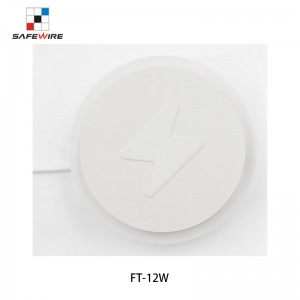 Safewire FT-12W Furniture Embedded 10W Fast Charging Waterproof Table Wireless Charger for Mobile Phone