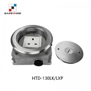 Safewire HTD-130LK/LXP Raised screed concrete carpet floor boxes floor socket hatches floor box