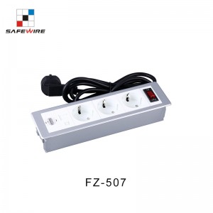 Safewire Fz-507s IEC60884 Standard Aluminum Alloy Power Dock / PDU Socket