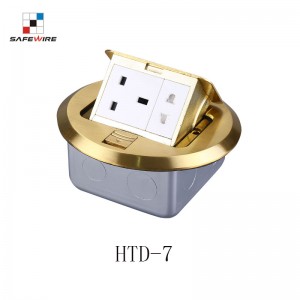 Safewire HTD-7/7L TUV CE certificated access floor boxes Junction Box cavity floor boxes EV charging station