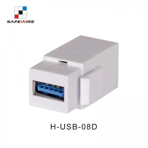 Safewire H-USB-08D 180 Degree ABS USB3.0A/USB3.0A