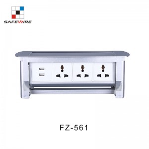 Safewire FZ-561 Manual Flip Rotated Hidden Flush-Mounting Extension Socket/Meeting Room