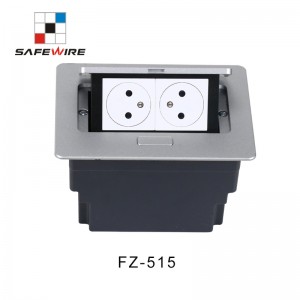 Safewire FZ-515S Electrical Socket Output Electrical Outlet Pop up, 2 Socket, Optional Color