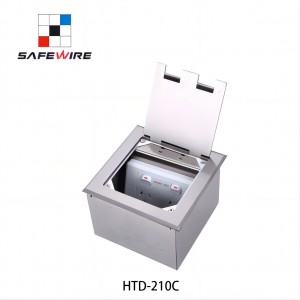 Safewire HTD-210C Stainless floor box Power box cavity floor boxes EV charging station