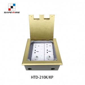 Safewire HTD-210K/KP Cable management Cavity floor boxes floor socket outlet EV charging station