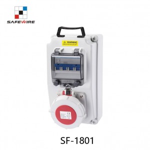 Safewire SF-1081 IP67 Portable Combined Socket Distribution Box Electrical Panels